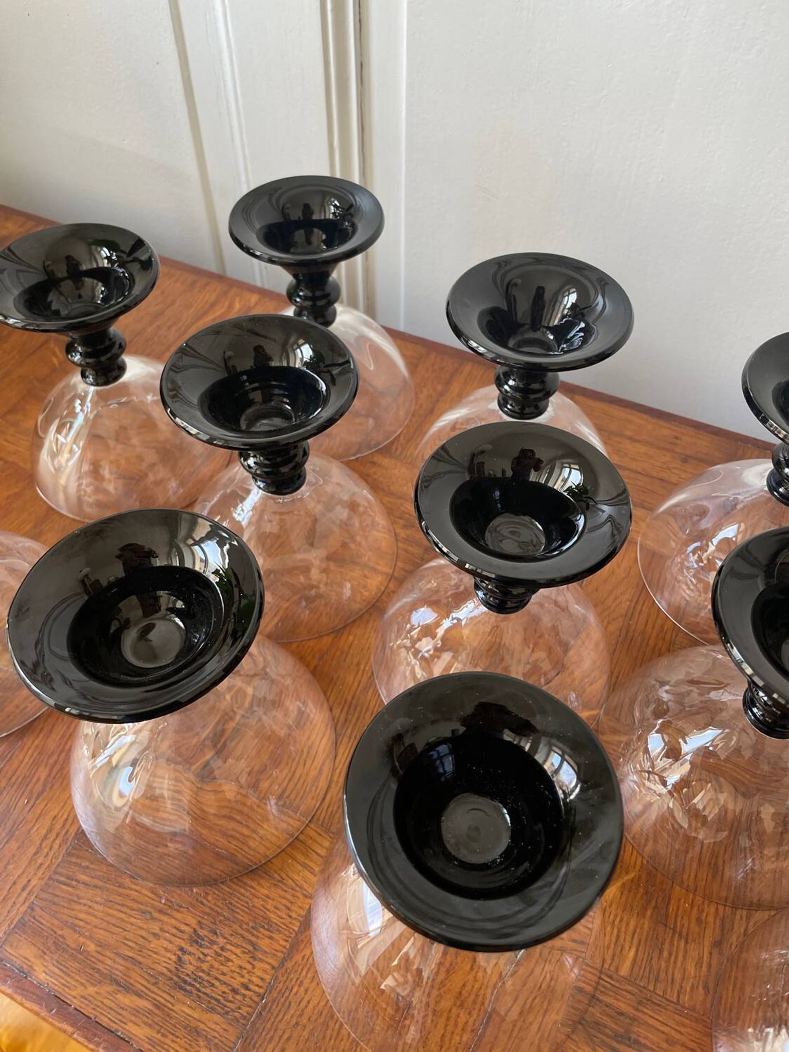 Lot de 12 coupes à dessert rétro