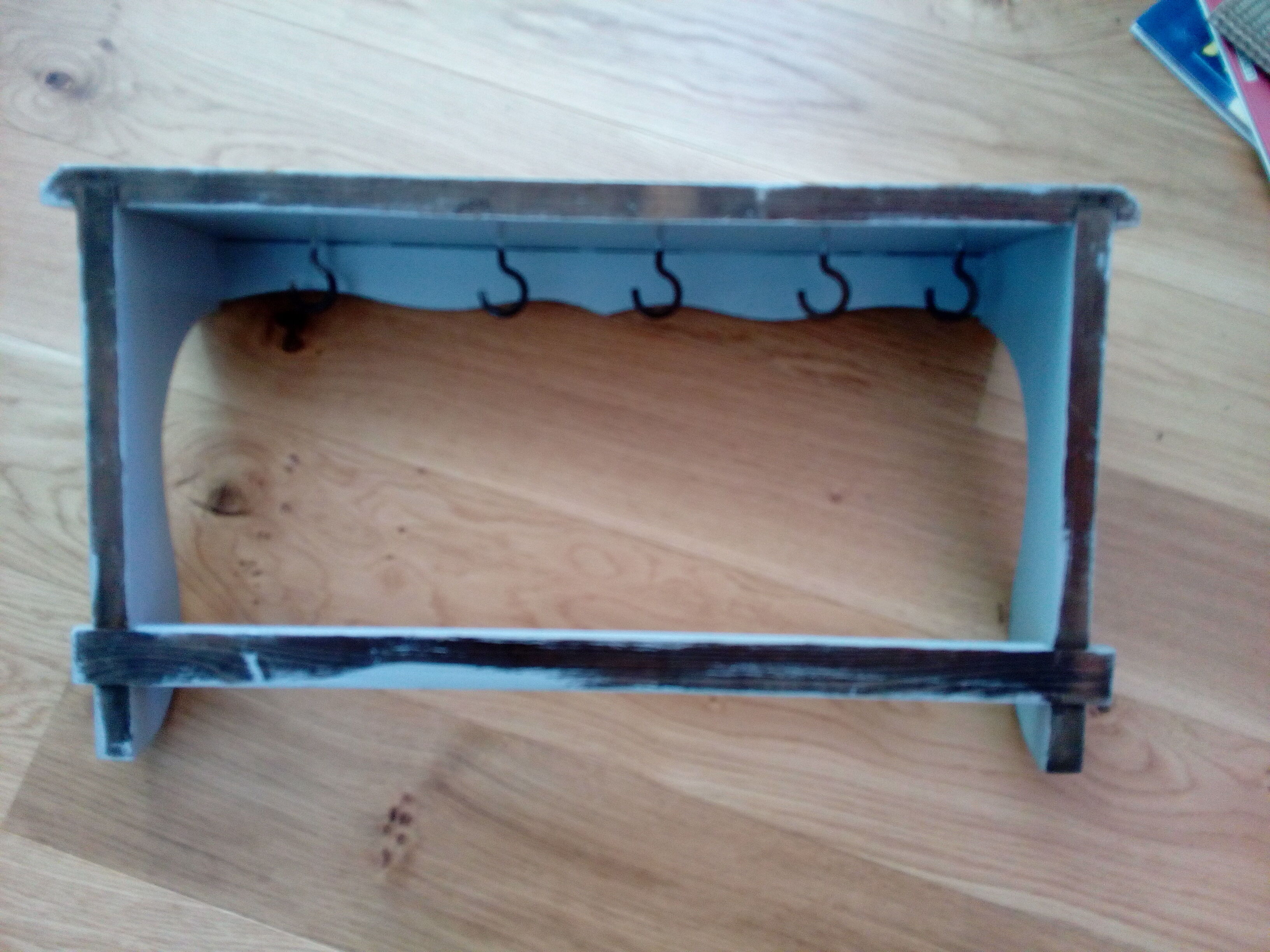 Shelf wall door-wood