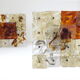 Venini Italy two wall lamps patchwork years '70 space age glass