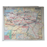 Old Vidal Lablache map: Belgium.