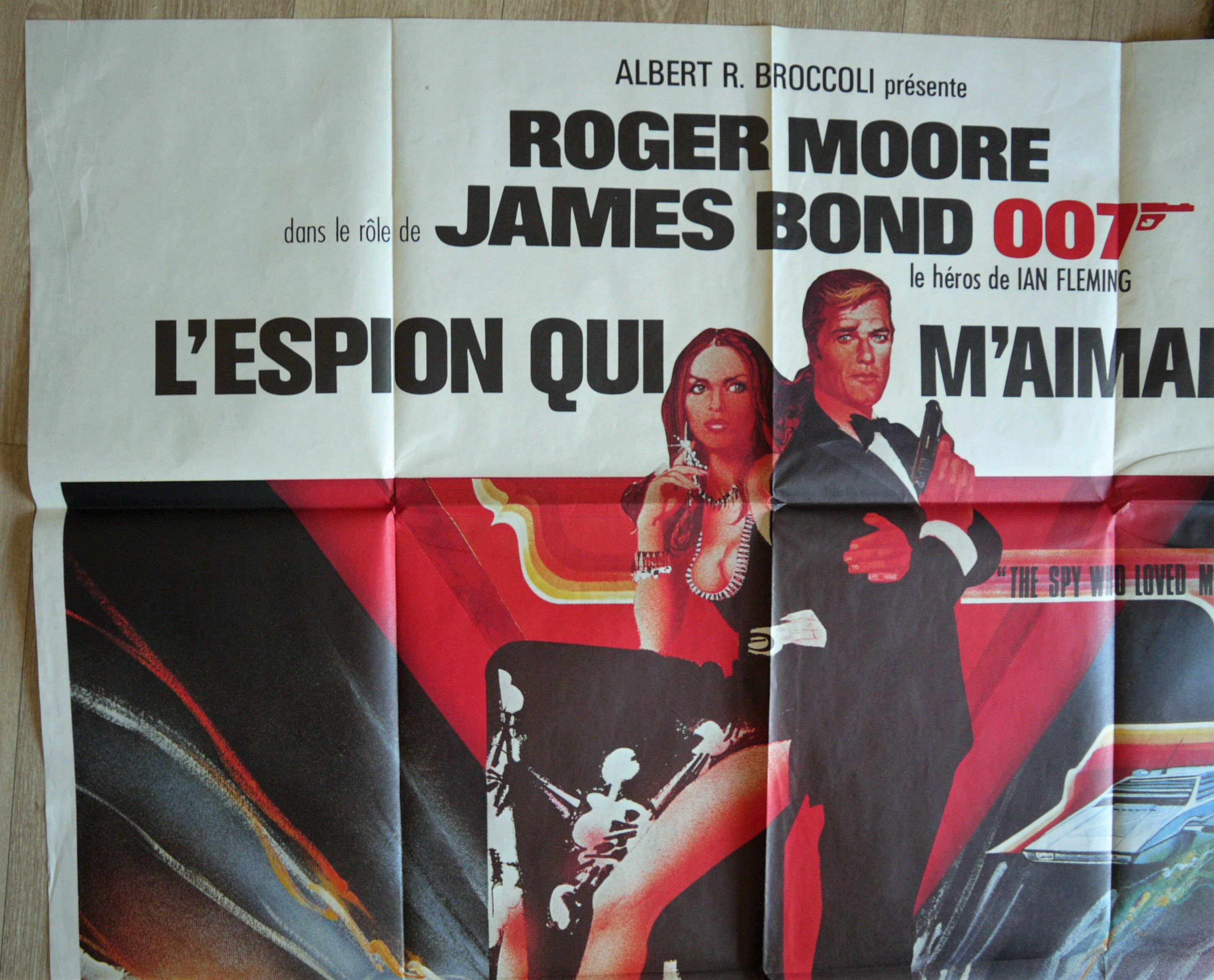 Original movie poster "The spy who loved me" James Bond 007