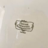 Sarreguemines serving dish - Alsatian decoration