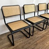 Series of 4 chairs b32 Marcel Breuer 1970