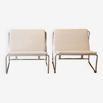 Claude Courtecuisse, pair of “Apollo” armchairs