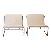 Claude Courtecuisse, pair of “Apollo” armchairs