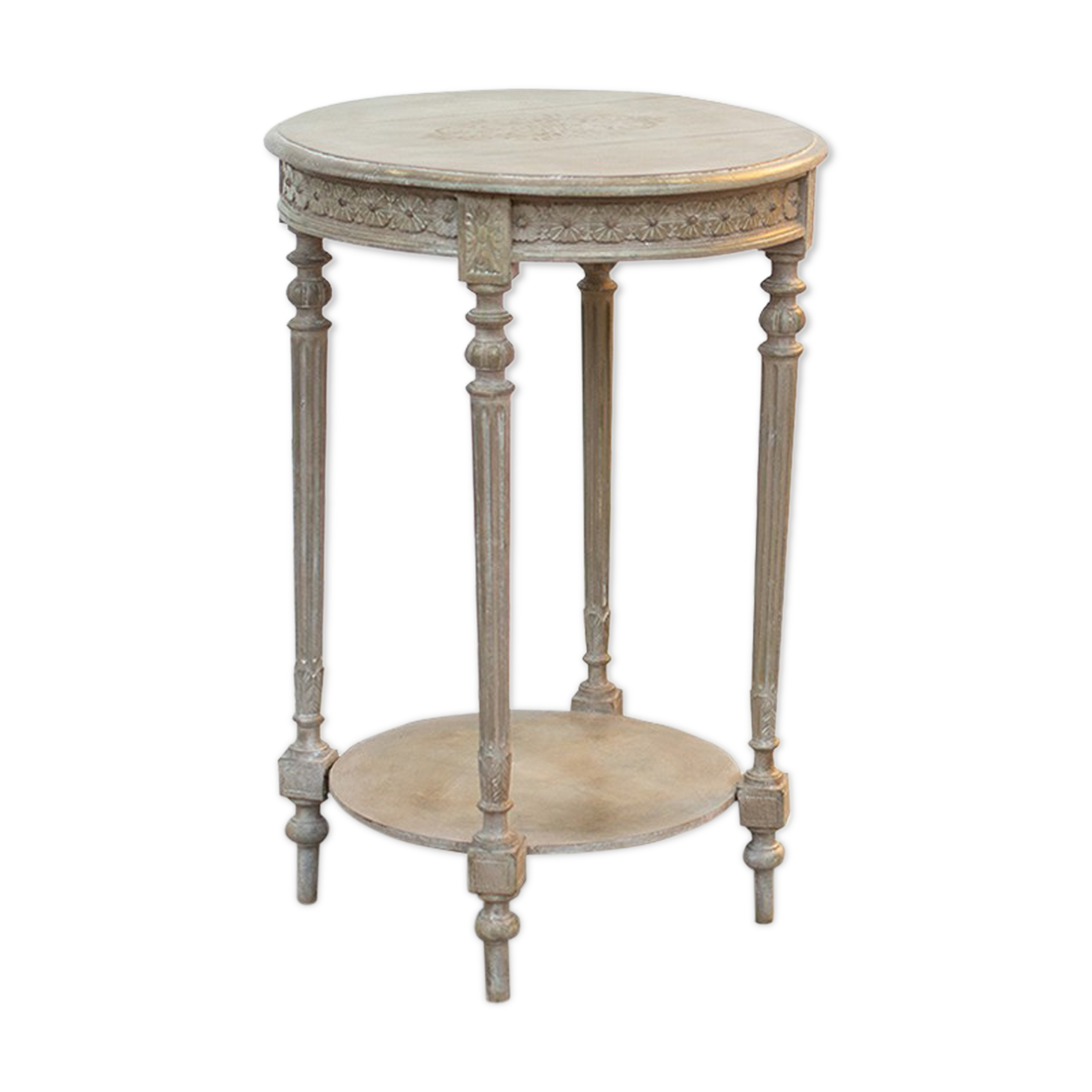 Quadpode pedestal Louis XVI in heter