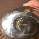 Silver metal candlestick