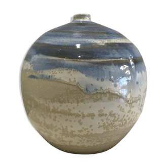 Glazed ceramic vase