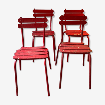 Four bistro chairs