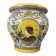 Pot/Cachepot. Italian Renaissance Majolica ceramic. Asiatic style