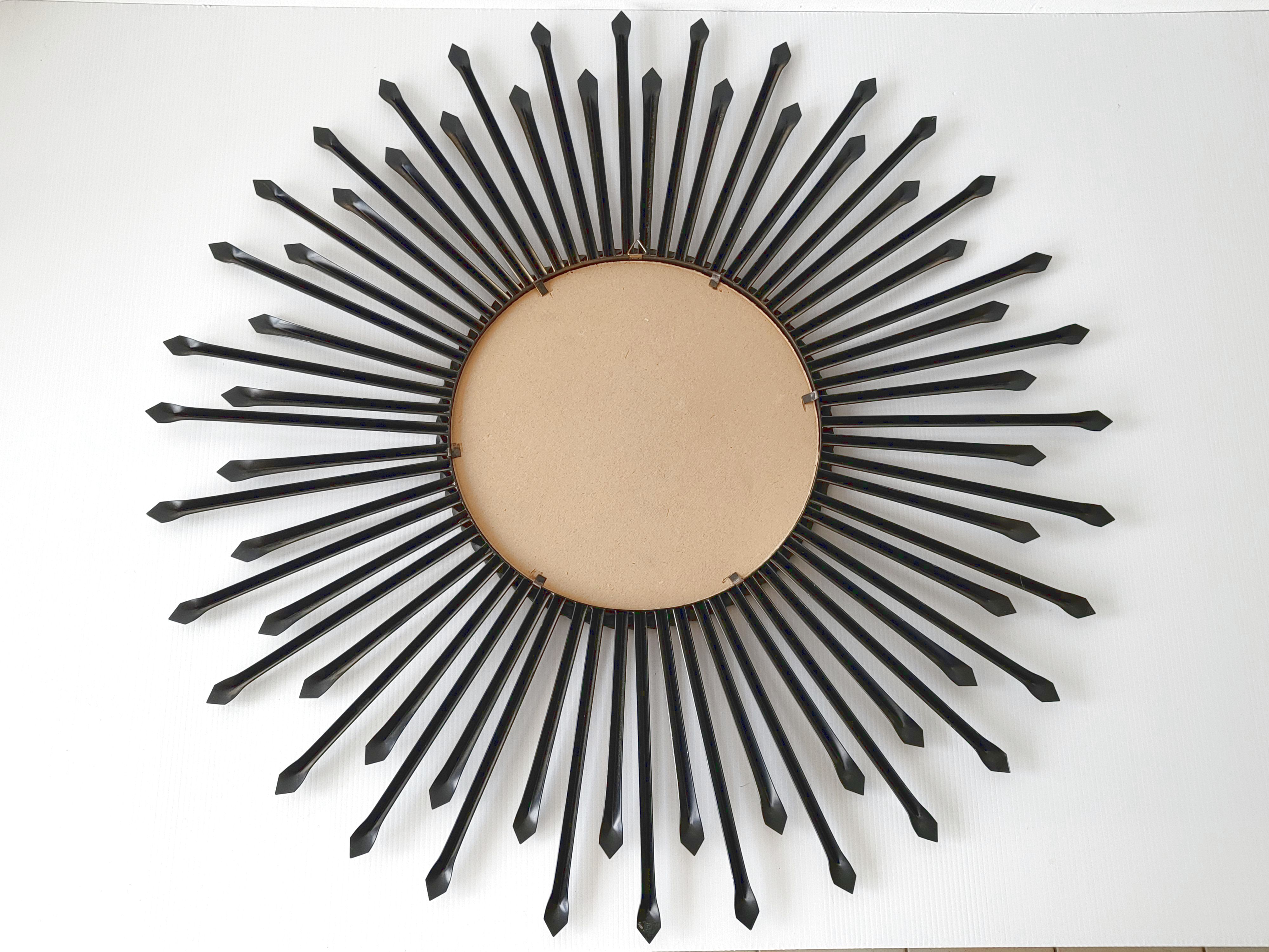 Vintage Chaty Vallauris sun mirror 1960