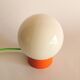 Vintage white opaline "Orange" living room bedside desk lamp