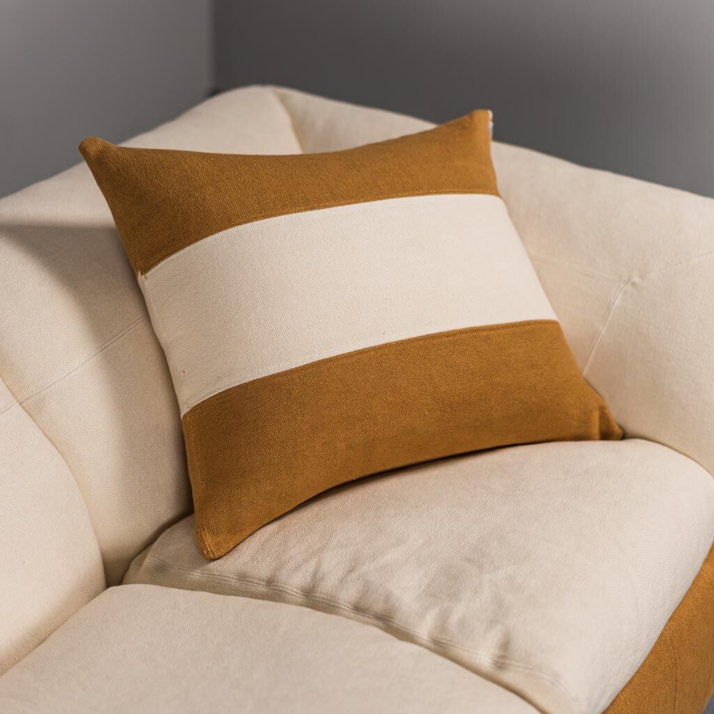 2 seater sofa in brown linen 70