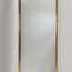 Italian wall mirror with brass frame, 1950