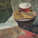 Nature morte au tambourin Fernand Labat