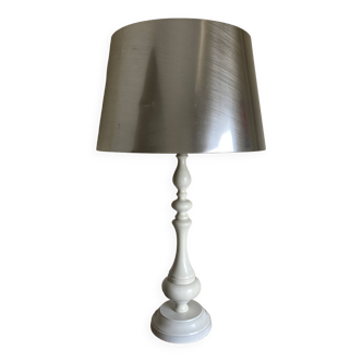 Lampe balustre XXL fonte 1970 Carnaby William Morris Revival