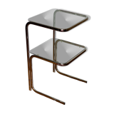 Service/end of vintage canape 1970 double tray