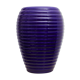 Blue Ceramic Vase - layered ring shape