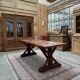 Solid oak farmhouse table