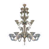 Chandelier three floors in glass of murano