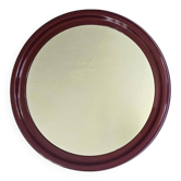 Midcentury Rare Round Wall Mirror SYLA, France, 1970s