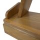 Vintage pyramid cabinet bookcase solid wood design