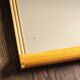 Large rectangular wooden mirror tray with vintage gilding