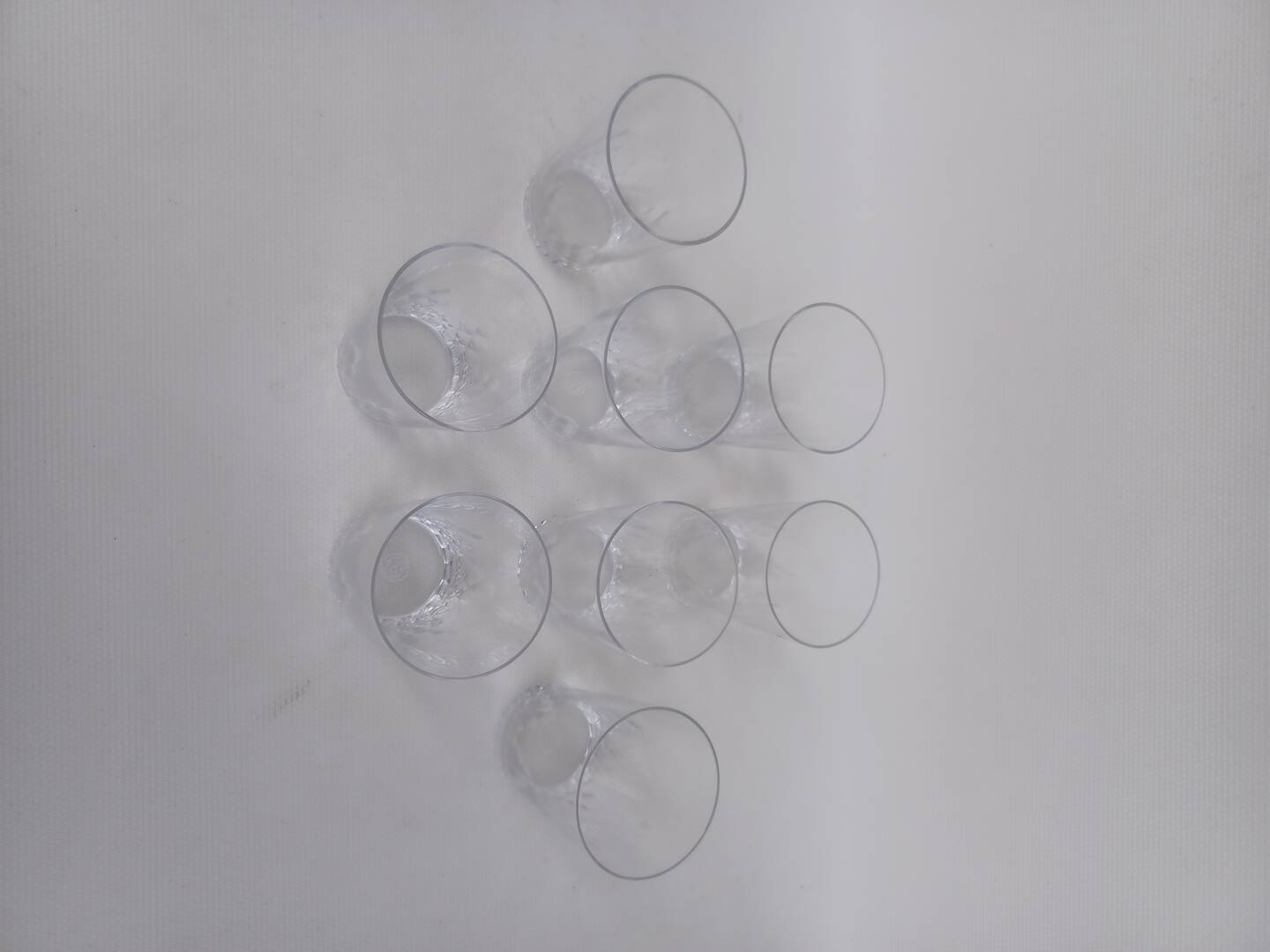 8 Baccarat crystal goblets, Richelieu model.