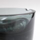 Scandinavian ashtray in 1970's moulded smoked glass