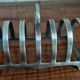 Toast door silver metal