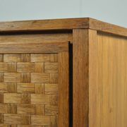 Buffet rio allemand vintage en palissandre, finition tissée, leo bub, 19