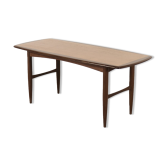 Table Basse Mid-Century Moderne en Teck de HMB Möbler Rörvik, Suède, 1950s