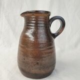 Pitcher in glazed stoneware Fontgombault