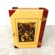 Italian Goatskin Book Shaped Dry Bar Cabinet by Aldo Tura, 1950s