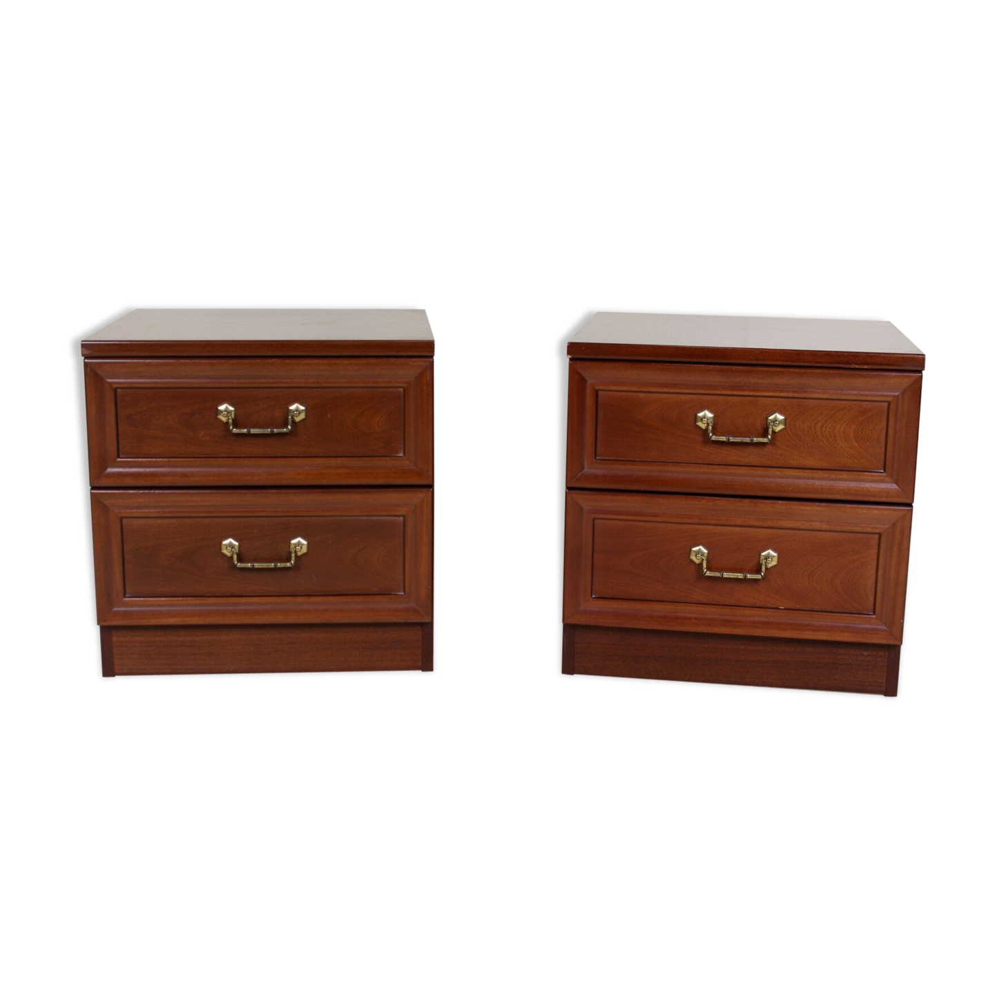 Pair of nightstands in mahogany G Plan