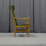 Oak wood armchair 1950