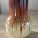 Vintage glazed terracotta vase