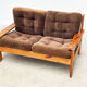 1970s pine sofa set