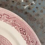 Iron earth cake dish, willow, hamage moulin des loups, north, old