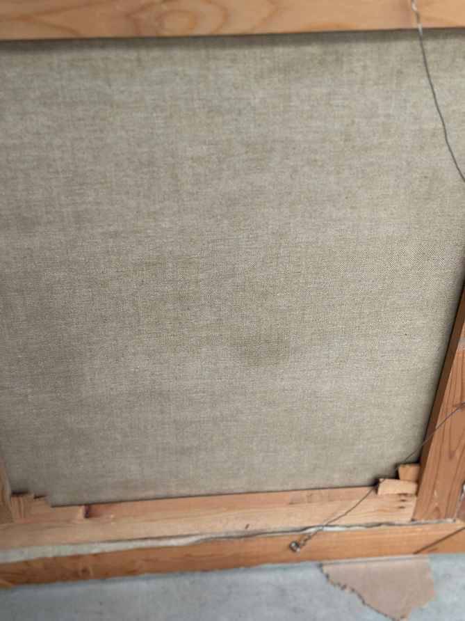 Original Swedish Oil on Canvas – “Pine Forest” by Jan Dahlin – Dated 1959