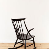Rocking chair IW3 by Illum Wikkelsø for Niels Eilersen