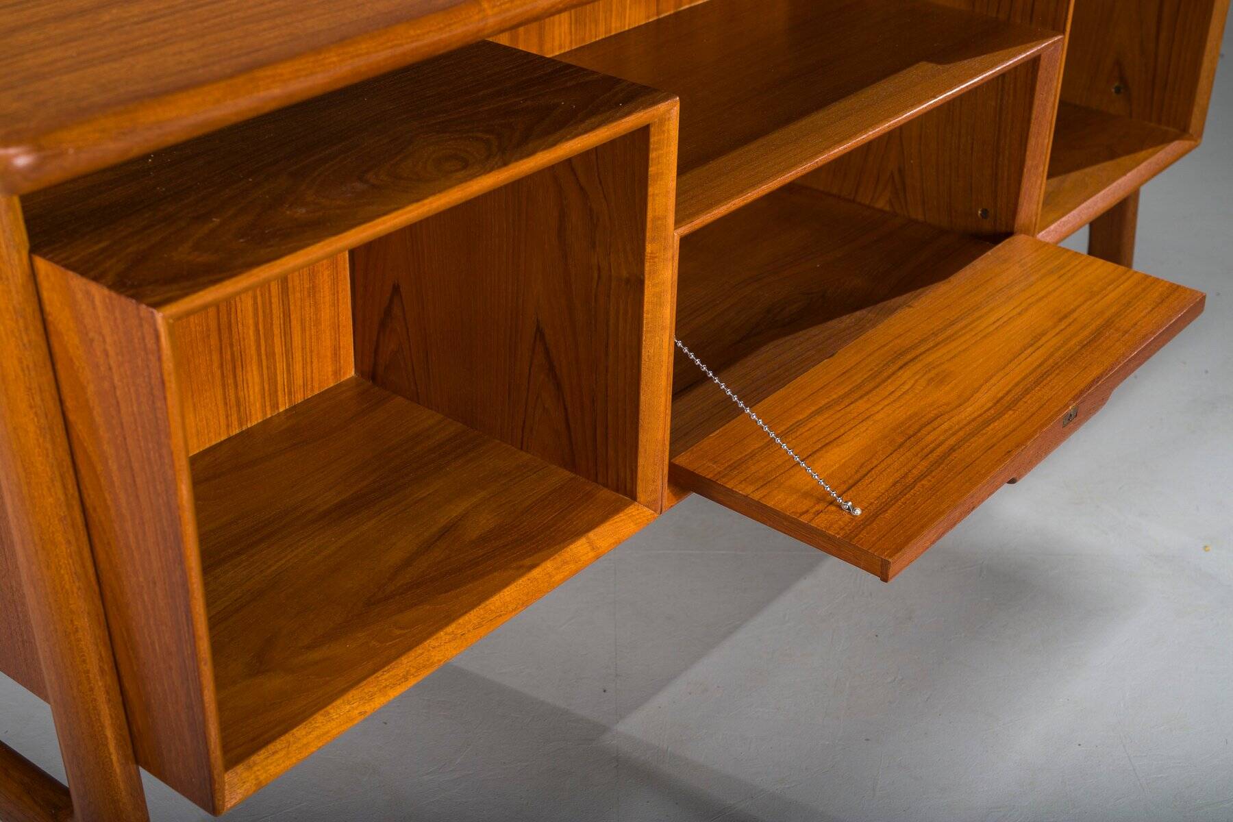 Model 75 Teak Desk from Omann Jun Møbelfabrik, 1960s