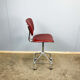 Swivel chair, chrome frame and faux leather, 1960s