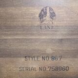 Table basse, d'appoint moderniste par Lane USA, vers 1950