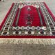 Tapis vintage en laine tissée 130x80
