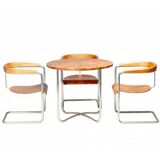 Czechoslovak Functionalist chairs, attributed to Jindřich Halabala, 1930s