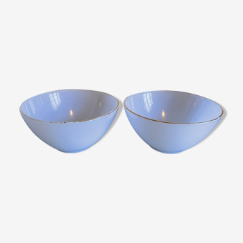 Duo of Lesieur oil bowls