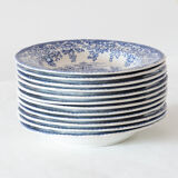 6 old hollow plates KG Lunéville