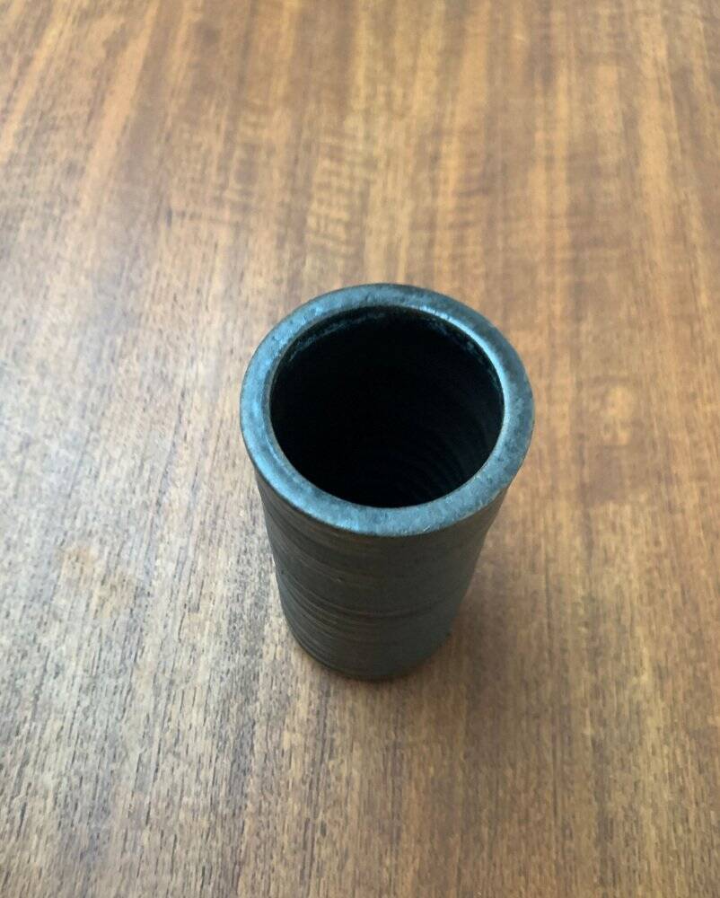 Vase de poterie de studio brutaliste allemand du milieu du siècle de Petra Töpferei, années 1960