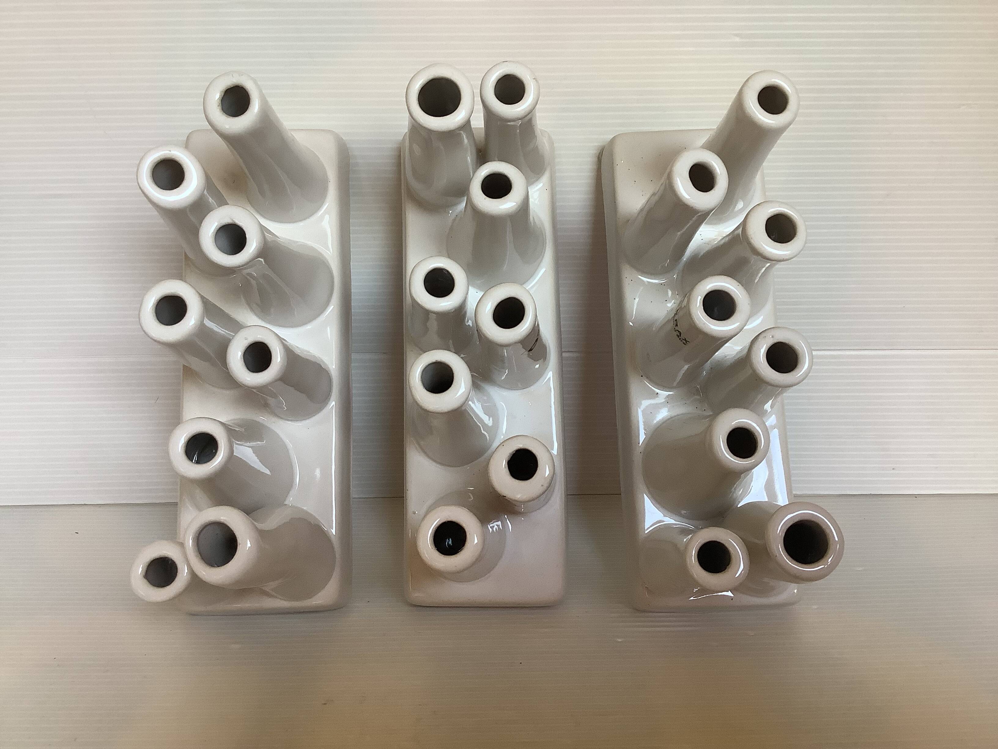 Trio de piques fleurs vases Serax